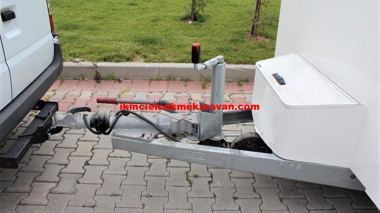 Konteyner tipi römorklu çekme karavan